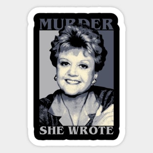 Murder, She Wrote Sticker